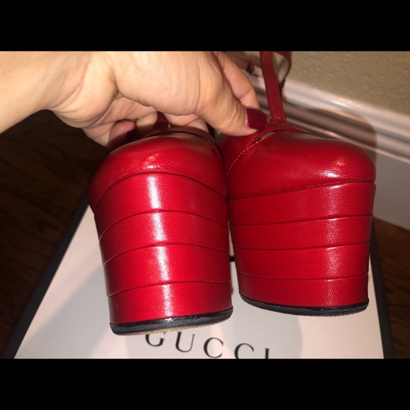 COPY - Gucci Malaga style in hibiscus red - Picture 2 of 16